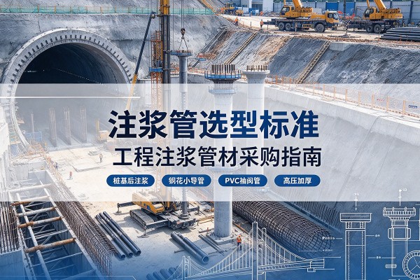 西丰注浆管选型标准