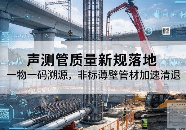 西丰声测管质量新规落地，一物一码溯源，非标薄壁管材加速清退